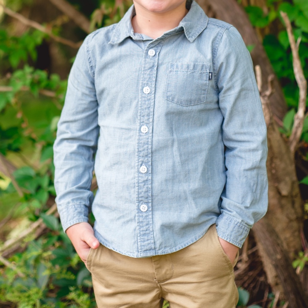 Kids denim shirt!